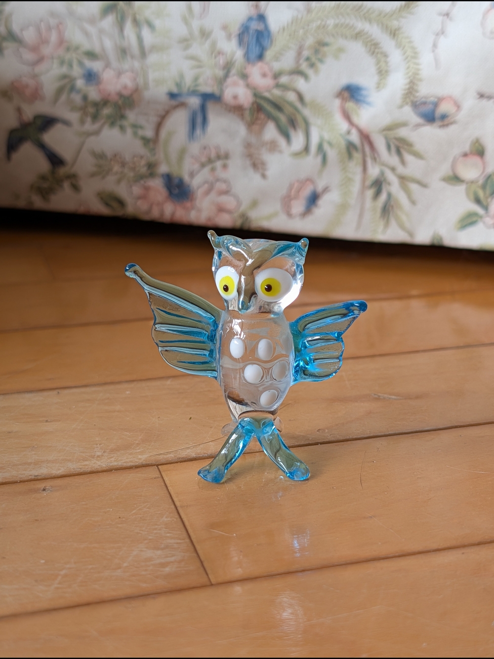 Vtg MDINA Glass Owl